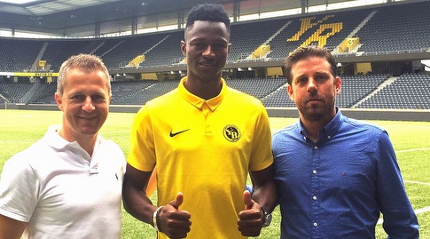 Ali Kamara with agent Nir Karin (right) will not sue Beit