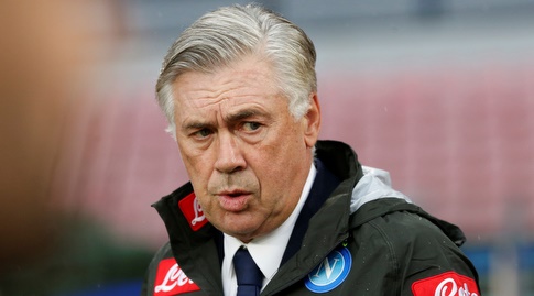 Carlo Ancelotti in Naples (Reuters)