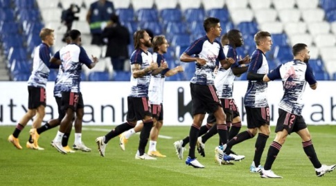 שחקני ריאל מדריד בחימום (La Liga)