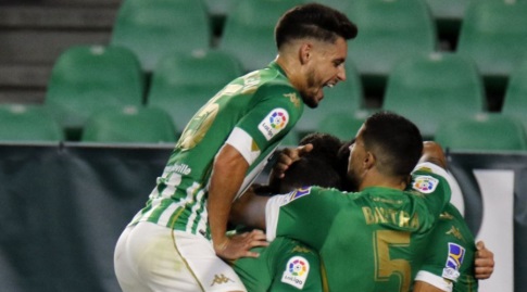 שחקני בטיס חוגגים (La Liga)