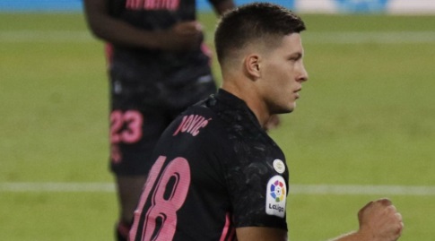 לוקה יוביץ' חוגג (La Liga)