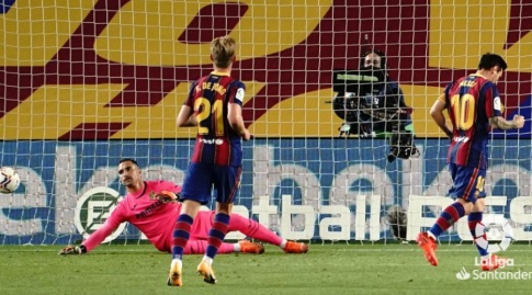 ליאו מסי חוגג (La Liga)